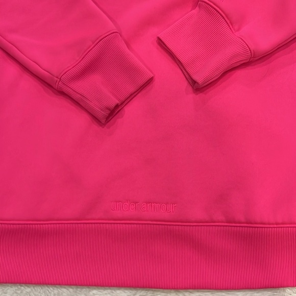 Under Armour Semi-fitted storm Full Zip jacket- Hot Pink small - Picture 7 of 8